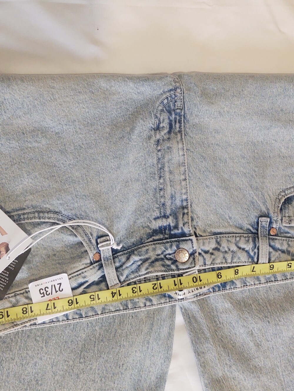 Celebrity Pink Wide Leg Light Wash Jeans | Waist 42 NWT - Picture 8 of 10